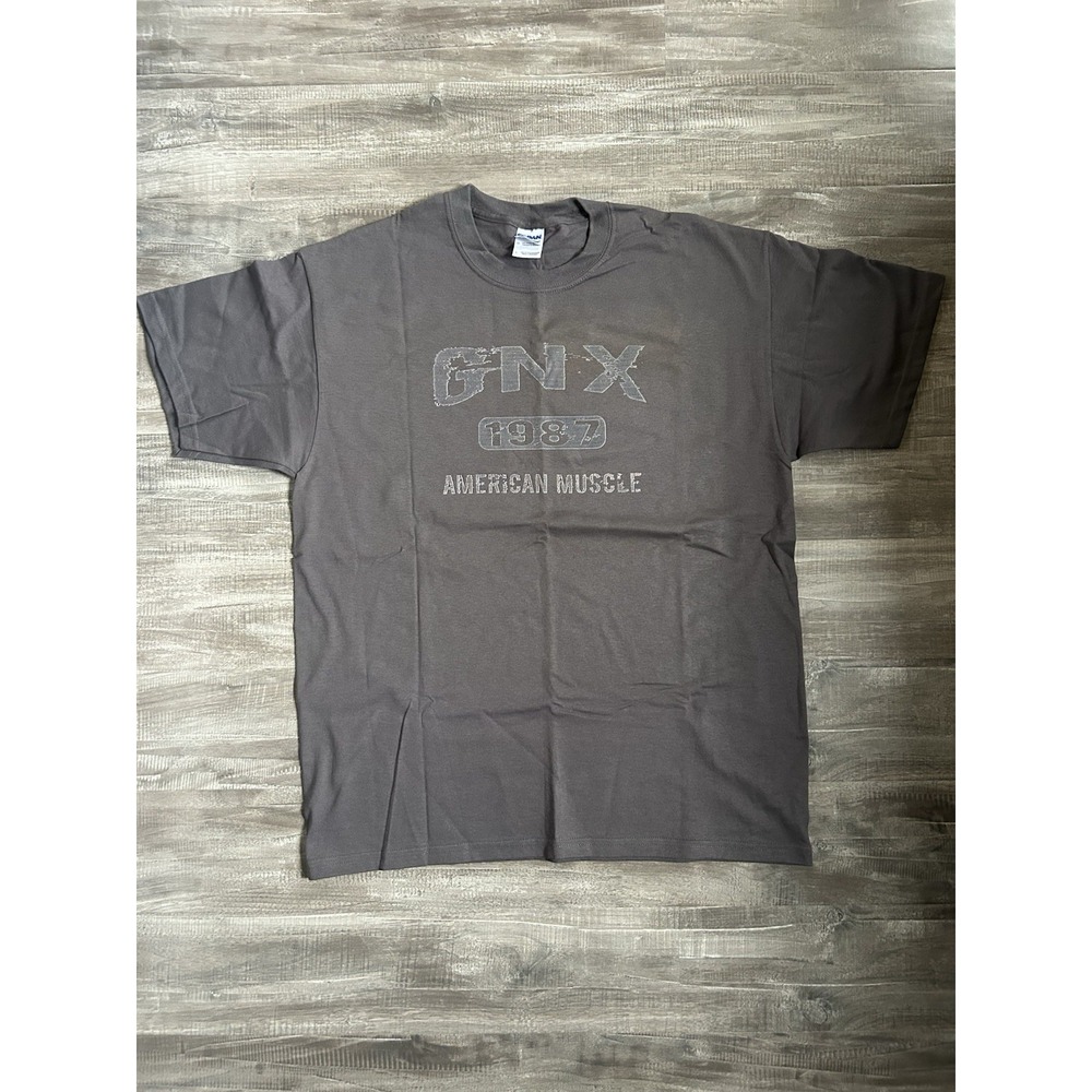 Buick GNX 1987 American Muscle Car T Shirt Grey Men's Large